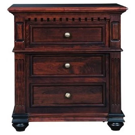 3-Drawer Nightstand